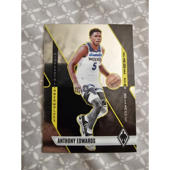 Anthony Edwards 2023-24 Panini Phoenix #19 - Fade To Black - Timberwolves - Picture 1 of 2
